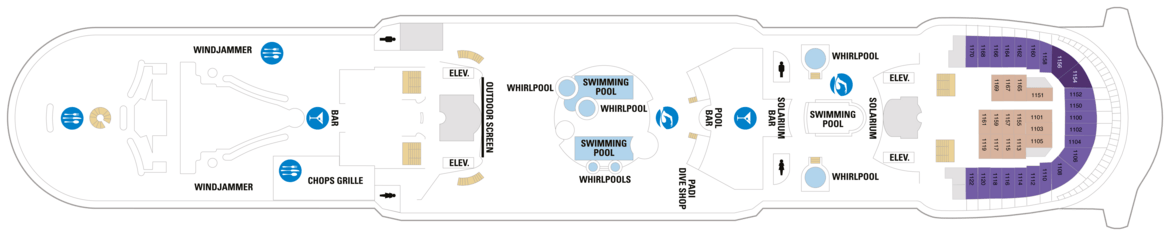 Royal Caribbean Deck plan Voyager of the Seas-DECK11.png